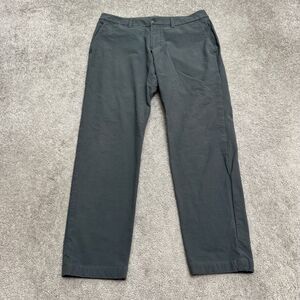 Lululemon Commission Slim Fit Tech Travel Chino Pants Mens 33x30 Navy Blue Golf